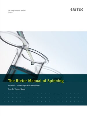 cover image of Rieter Manual of Spinning--Volume 7